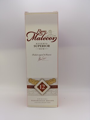 Rum Malecon 12 Jahre 40% 700ml Superior.