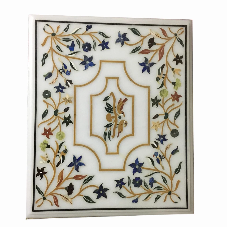 18" x 15" Marble Corner side Table Top Handmade Work - Image 2 of 4