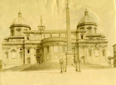 Italien Rom Roma Basilica di Santa Maria Maggiore altes Foto 1890