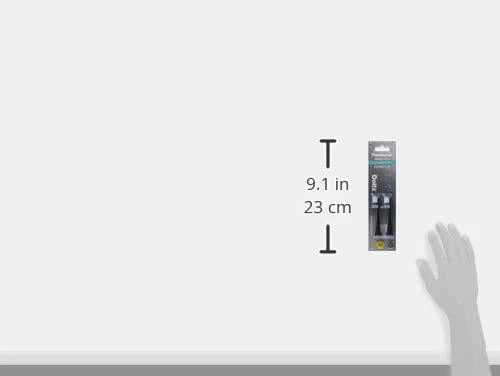 Juego de 2 cepillos de repuesto Panasonic Doltz Clean & White negros EW0820-K Foto 4 de 4