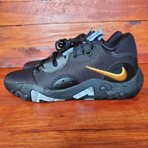 Nike PG 6 'Black Metallic Gold' Basketball Shoes DC1974005 Men's Sz 10 eBay