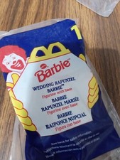 McDonald's Happy Meal Toy WEDDING RAPUNZEL BARBIE  1 Vintage 1996