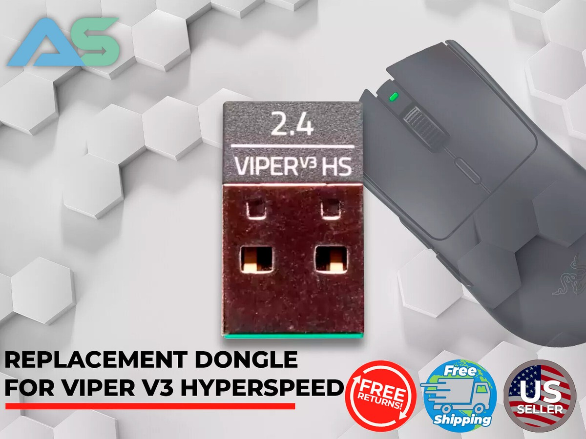 🐍 Genuine OEM Razer Viper V3 Hyperspeed Black USB-A Dongle 🐍 Genuine OEM Razer Viper V3 Hyperspeed Black USB-A Dongle