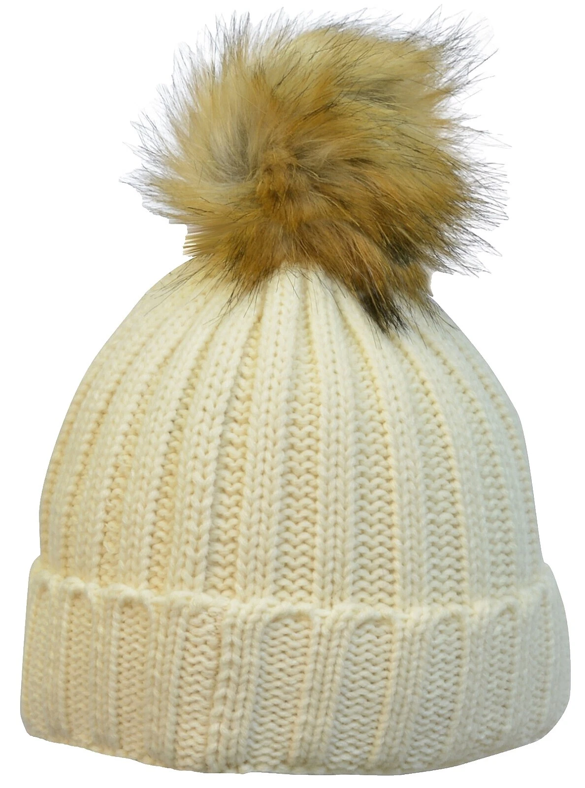 Faux Fur White Hats for Women