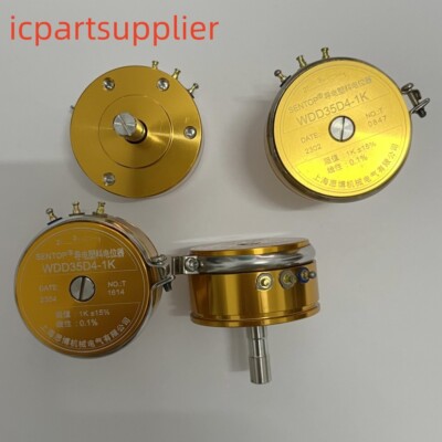 1PCS WDD35D4-1K linear0.1% golden Conductive plastic potentiometer Brand-new
