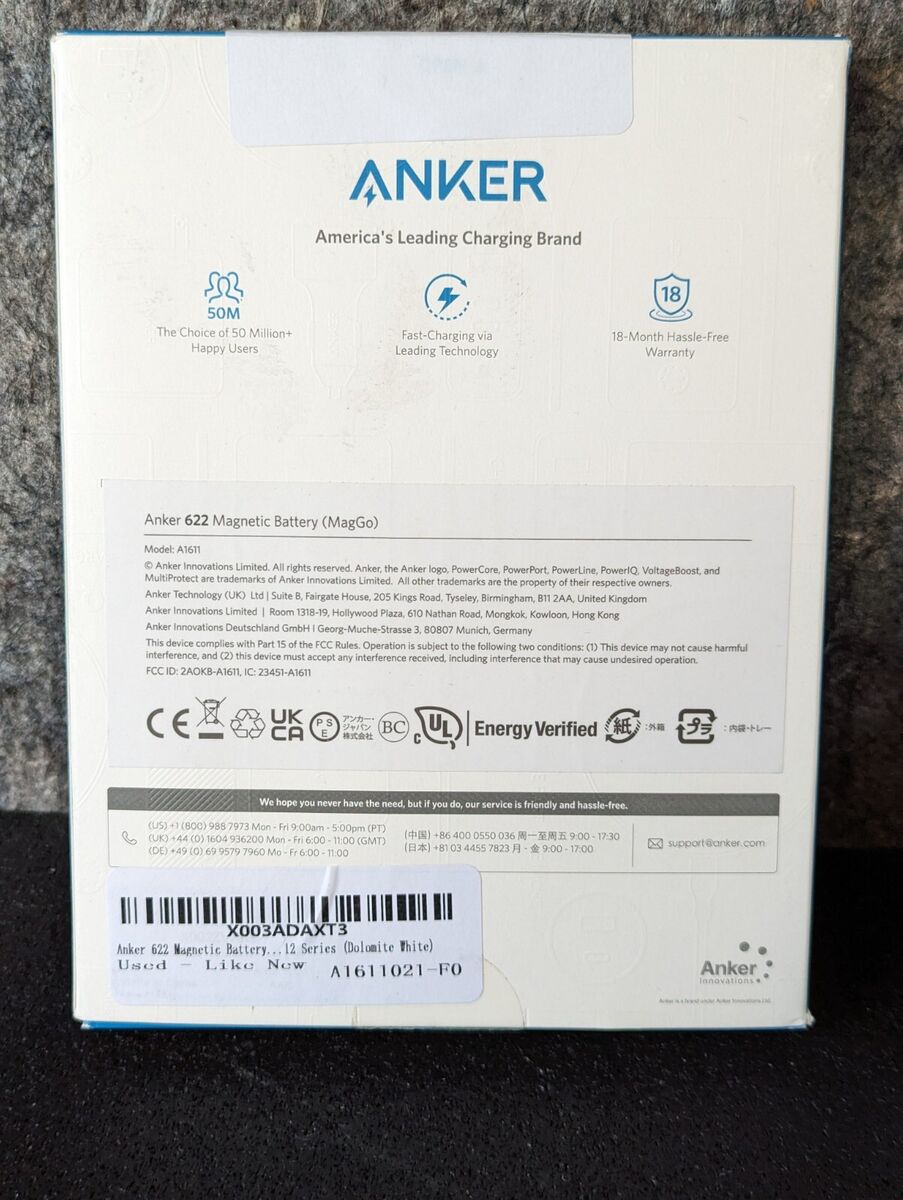 Anker 622 Magnetic Wireless Battery (MagGo) Snap Charge Anker 622 Magnetic Wireless Battery (MagGo) Snap Charge