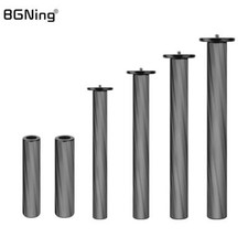 Carbon Fiber Tube 3/8" Hole Tripod Center Column Extension Pole Gimbal Monopod