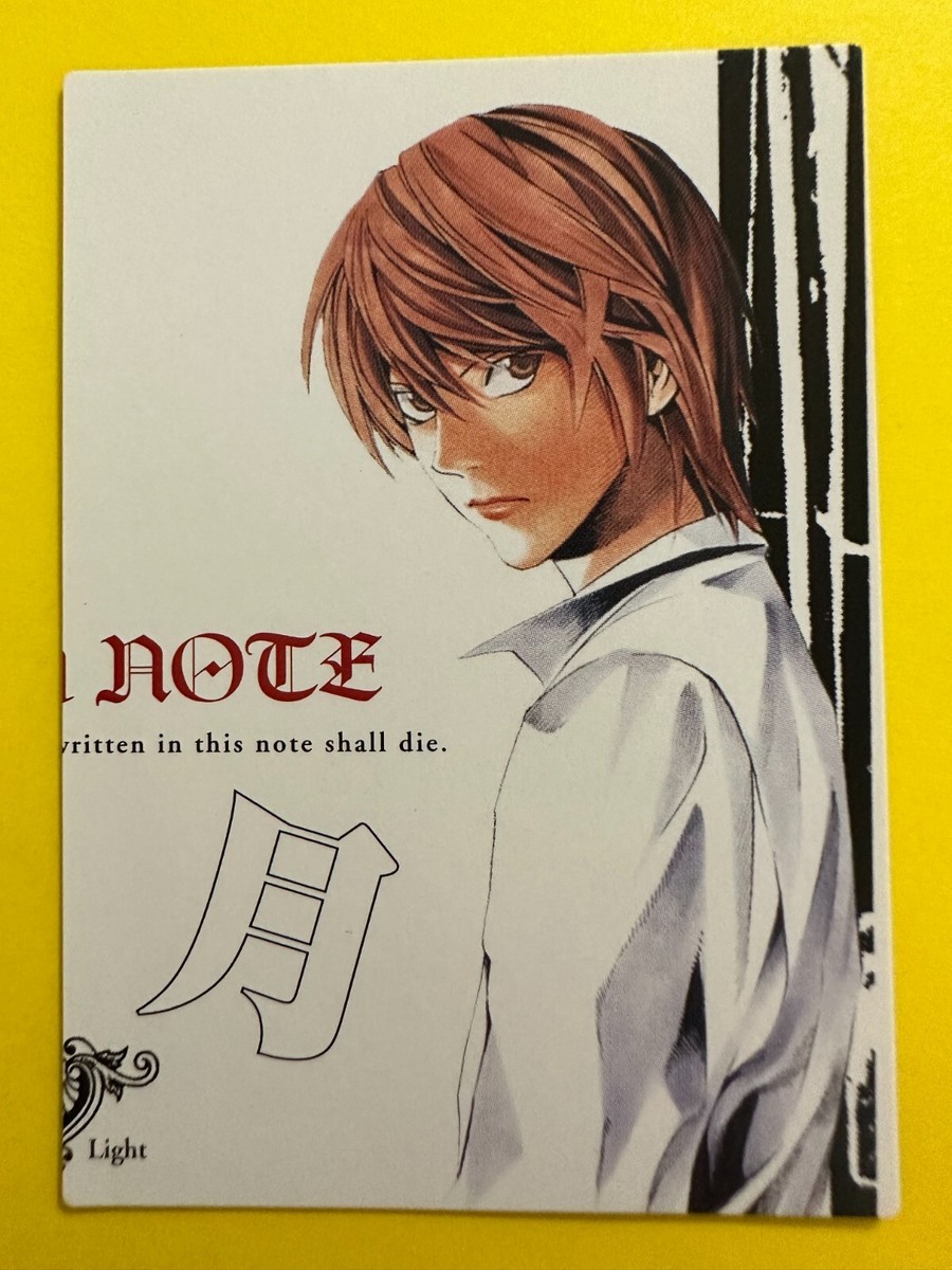 Death Note Light Yagami Special Edition Trading Card No.20
