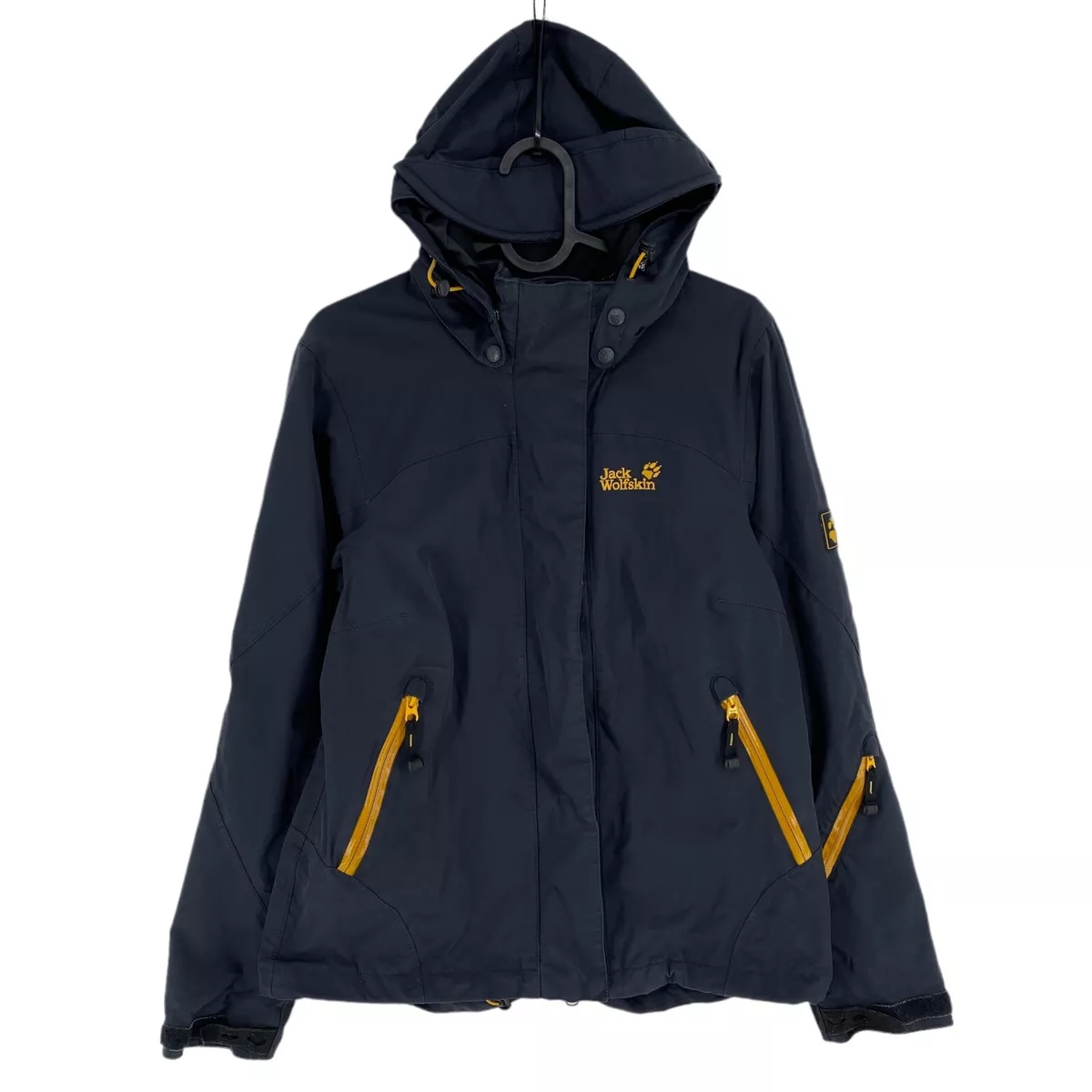 thee charme waarschijnlijk Jack Wolfskin Texapore 4x4 Navy Blue Hooded Jacket Size S | eBay