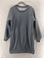 Pact Women's Dress Small Organic Cotton Blend Courtside Sweatshirt Cozy Modest