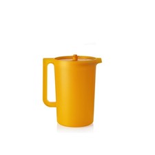 Tupperware Classic Pitcher 1 Gallon Push Button Seal Orange New
