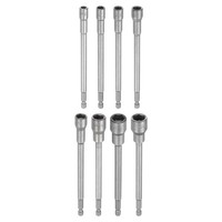 "Nussantrieb Bohrersatz 6-13Mm 1/4\" Sechskant 6\" 8 Stk. CR-V Akkuschrauber"