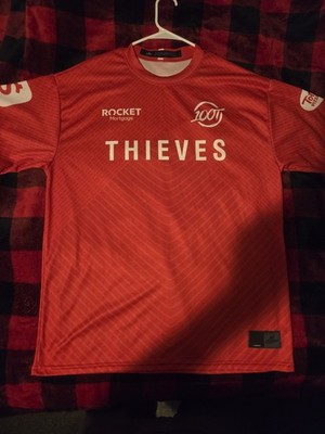 100 Thieves 2020 Red Prismal Esports Jersey XL