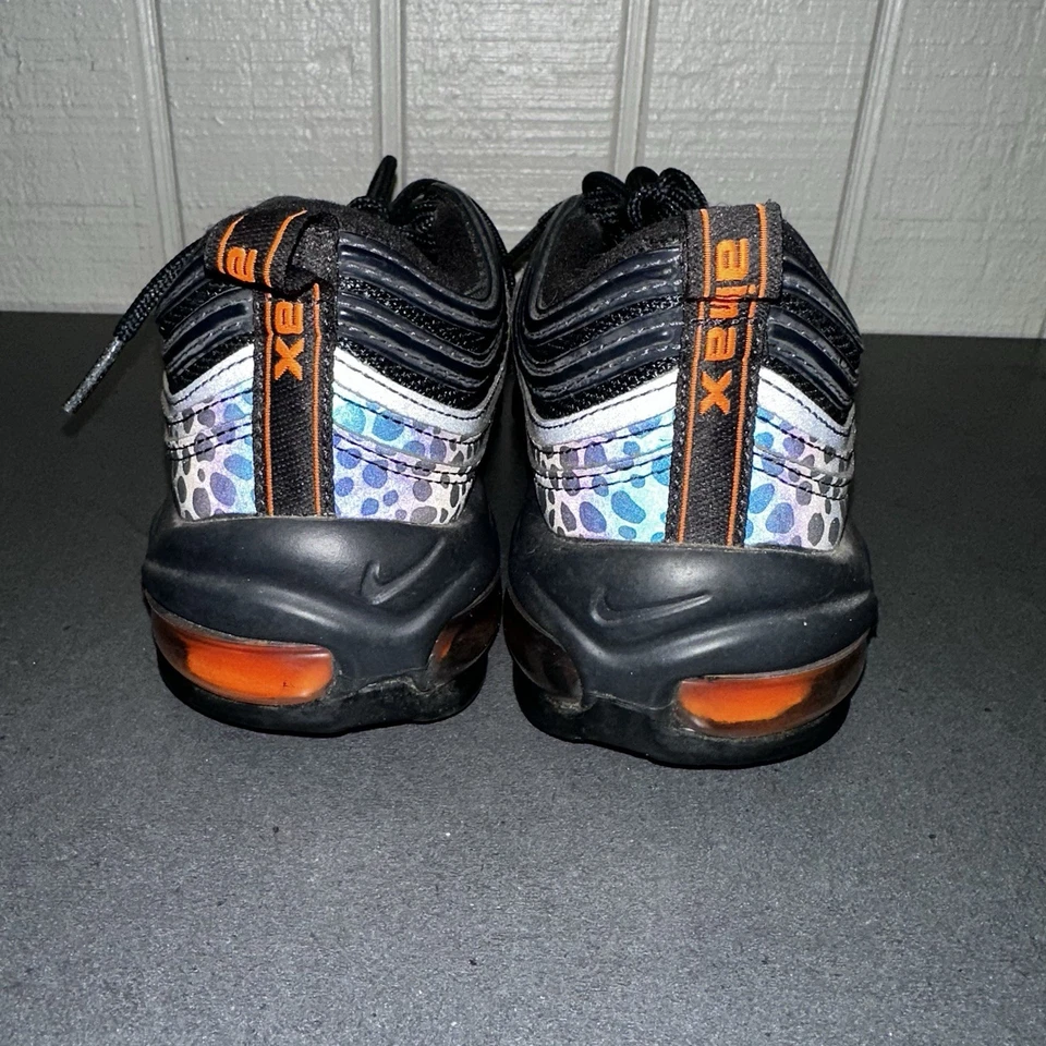 Nike Air Max 97 Safari Naranja Off Noir Reflect BV1243-001 Talla 5.5Y Niños Tenis Foto 3 de 4