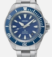 Seiko SRPL51 Prospex Blue Dial Automatic Samurai Diver Watch 200m Box Tags