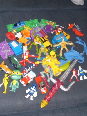 Huge Vintage Toy Lot TMNT, Transformers & Power Rangers Good Investment Lot