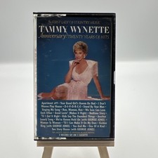 Tammy Wynette Anniversary Twenty Years Of Hits Cassette 1987 used T2  