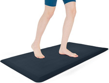 anti Fatigue Mat - 1/2 Inch Cushioned Kitchen Mats - Comfort  Non Slip Cushion
