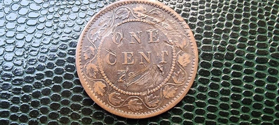 1 cent 18.. Canada - Queen Victoria - KM# 7 - Photo 1/1