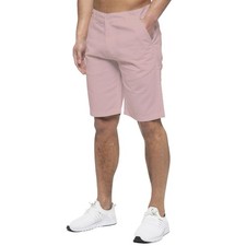 Enzo Mens Chino Shorts Cotton Summer Casual Work Regular Stretch Beach Half Pant