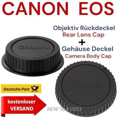 Canon EOS CANON EF Objektiv Rückdeckel & Gehäuse Deckel, Kappe, Lens & Body Cap 