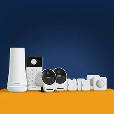 SimpliSafe Active Guard Outdoor Security System, 2 Cameras, Keypad