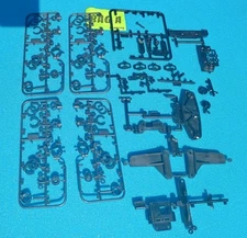 HPI Parts Lot RS42 Wide Variety Of Plastic Chassis And Shock Parts - A