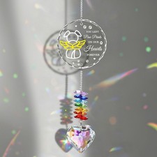 Pet Memorial Gifts for Loss of Dog Sympathy Gift Window Hanging Crystal Sunca...
