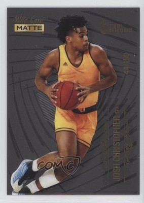 2022 Matte Draft Touch Basketball Black - Spiral Lines /150 Josh Christopher 8d2