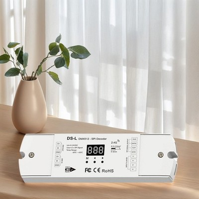 DMX512 zu SPI Konverter DMX Decoder Controller DS-L für ws2811 2812 6803 IC LED