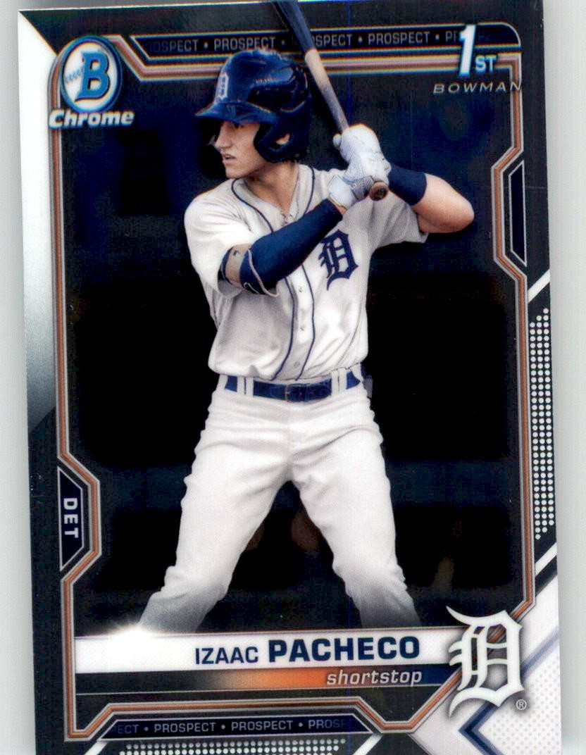 2021 Bowman Chrome Draft Izaac Pacheco 1st RC #46