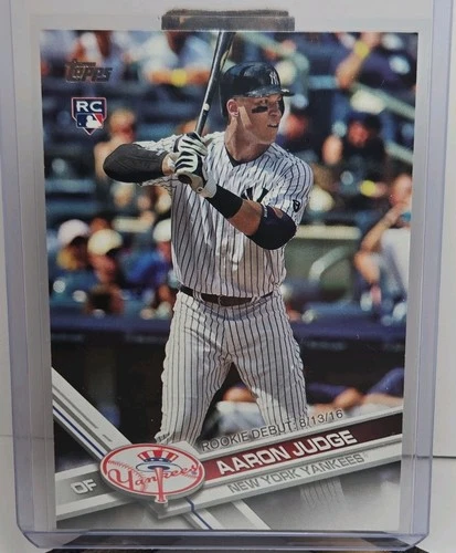 Topps 2017 Update Series Aaron Judge Rookie Card #US99 Yankees MLB Baseball Card
