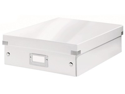 LEITZ Organisationsbox Click & Store WOW, groß, weiß 1 bis 24 Stk SPARE 40%