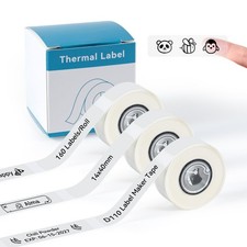 3 Rolls D110 Label Maker Tape, Compatible with NIIMBOT D11/D110/D101 Prints,