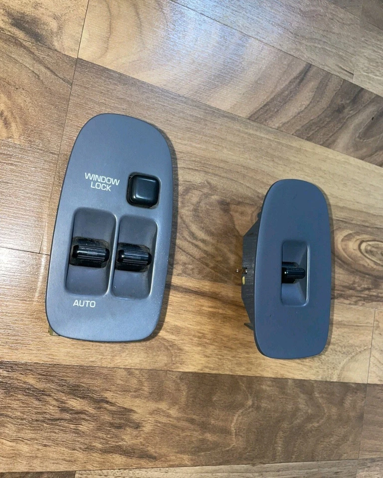 Controles de interruptor de ventana eléctrica para conductor y pasajero Toyota Previa 1991-1997 OEM  Foto 2 de 4