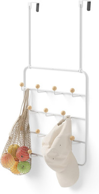 Estique over the Door Coat Rack & Multi-Use Organizer, for Coats, Bags, Hats & M