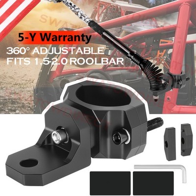 For Can-am Maverick X3 Lighted Whip Mounting Bracket Clamp 1.5-2'' RollBar Mounts