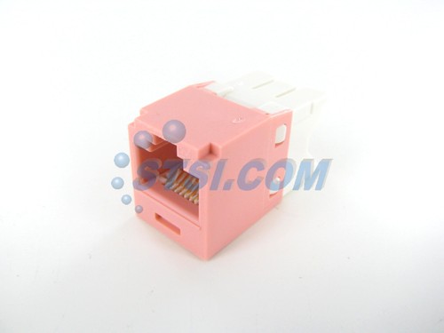 GENUINE Panduit CJ688TGPK Mini-Com TX6 Plus Cat6 Jack Module, Pink ~STSI - Picture 4 of 4