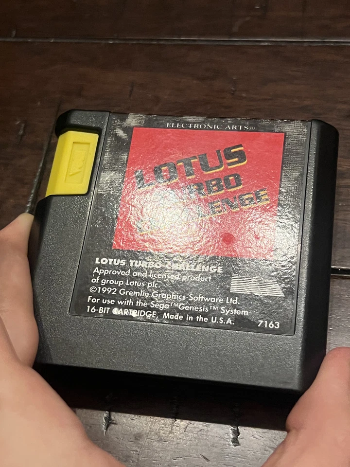 Lotus Turbo Challenge (Sega Genesis, 1992) CART ONLY - Image 2 of 4