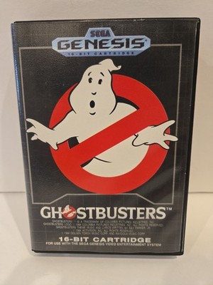 Ghostbusters (Sega Genesis, 1990) CIB Complete w/ Manual FREE SHIPPING