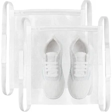 Large Mesh Laundry Bags for Sneakers 2-Pack 15.7x15.7 Inch Washing Machine Bags