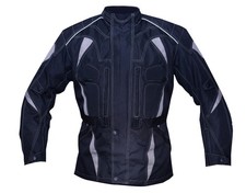 Giacca Moto Sportiva con Protezioni CE Integrate, Cordura, Impermeabile