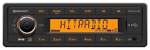 Continental 1DIN DAB MP3 AUX USB Autoradio für Mercedes A-Klasse M-Klasse Vaneo - Bild 2 von 5