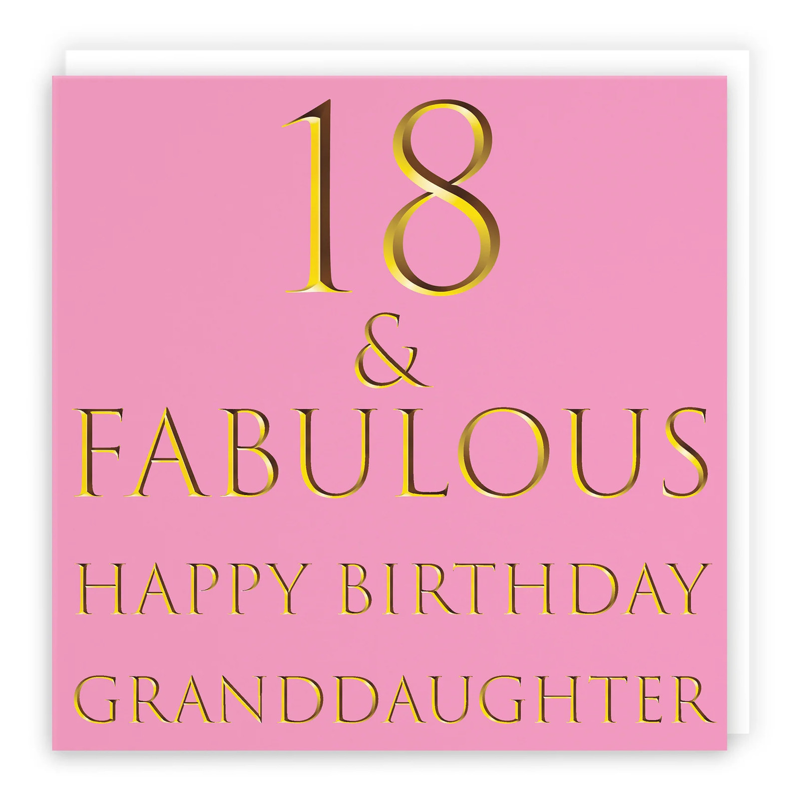 18th Granddaughter Birthday Card Still Totally Fabulous