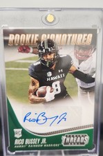 2021 Panini Rookie Signatures Draft Picks  Rico Bussey Jr. #TS-RBJ-Hawaii (RC)