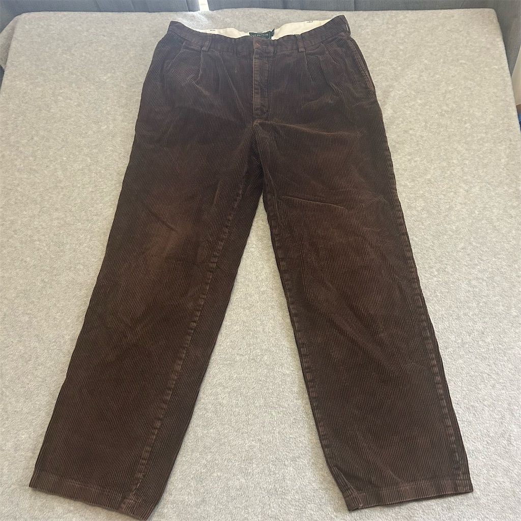 Filson Corduroy Pants Mens 36 Brown Pleated Vintage C.C. Filson Co. Seattle