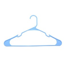 Mainstays Plastic Notched Adult Hangers Any Clothing Type,Victory Blue 50 Count.