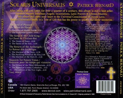 PATRICK BERNARD SOLARIS UNIVERSALIS NEW CD