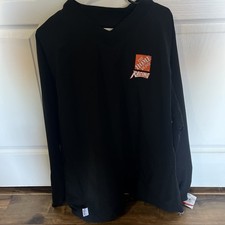 NEW w/Tag Home Depot Racing Pull Over #20 Tony Stewart XL Black Chase Authentics