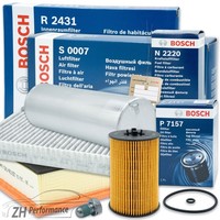 Bosch Inspektionspaket Filter Set Satz Aktivkohle FüR Vw Transporter Multivan T6